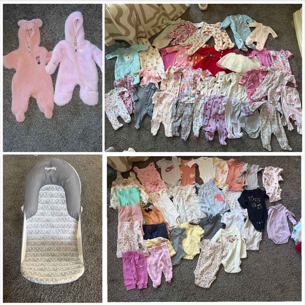 NB/0-3 month girls clothes